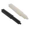 Fort Fasteners Toilet Roll Holder Spindle Black Plastic Pack Of
