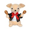 Cuddle Barn Chuey Bamba 12" Singing Chihuahua Animated Plush Toy,