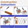 4 Pcs Textured Paint Roller Set, 9 inch Small Textured