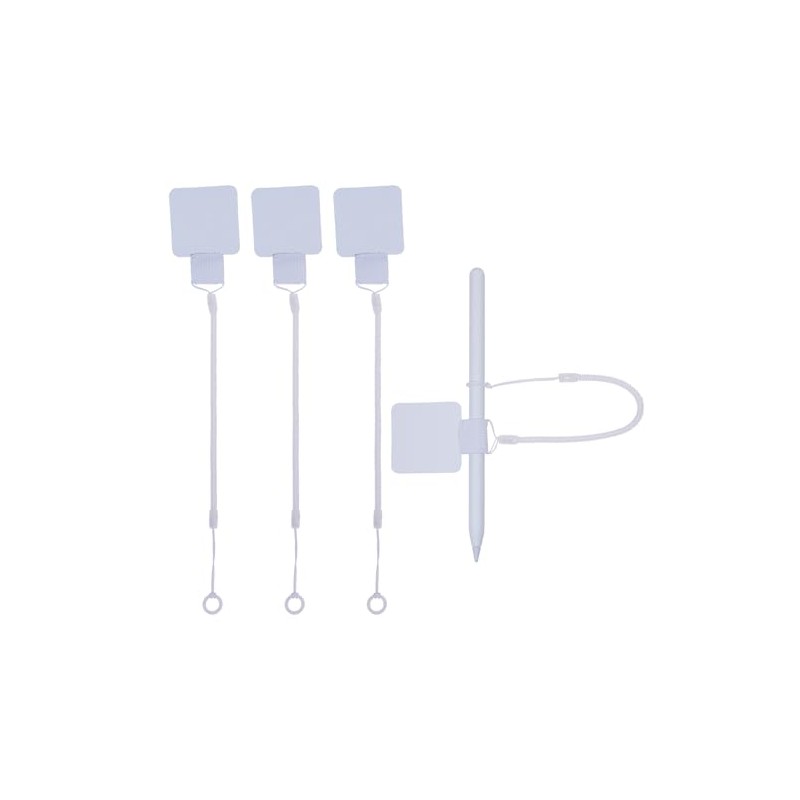 Mini Skater Plastic Elastic Tether Lanyard with Silicone Ring &