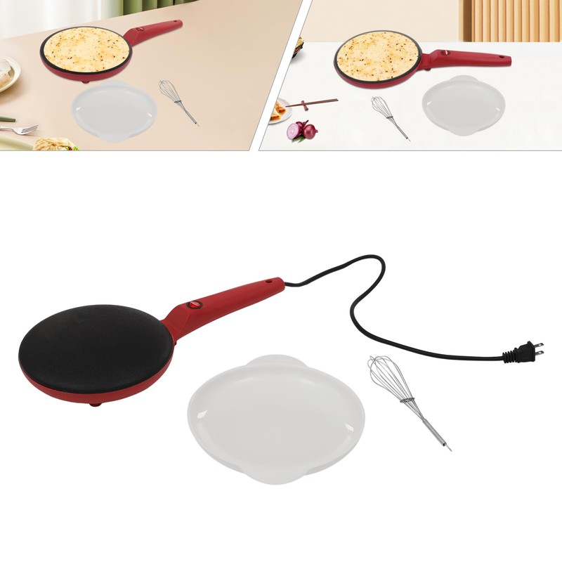 8" Electric Crepe Maker, 110V 550W Corded Electric Crepe Pan