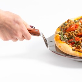 Kerafactum® Pizza shovel, pizza server, pizza lifter, shovel, also suitable for the oven or grill, bread slider, pizza shovel, bread baking slider, total length 34 cm