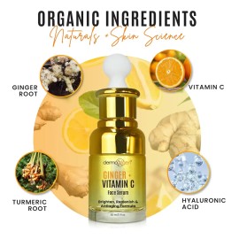 Suero Facial De Jengibre + Vitamina C + Cúrcuma, Tratamiento