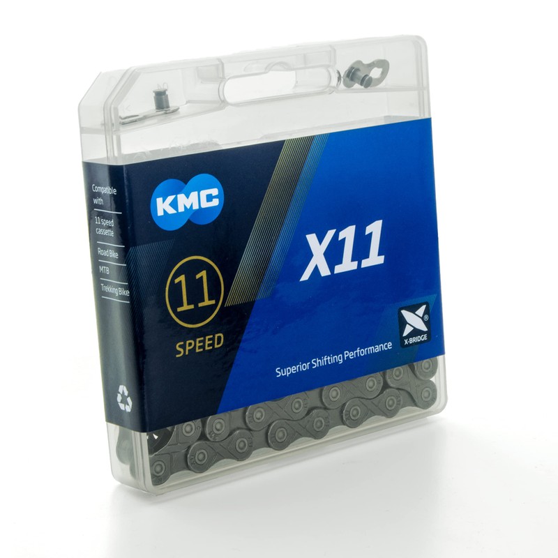 KMC X11 11 Speed Chain, Grey/Grey, 118 Link