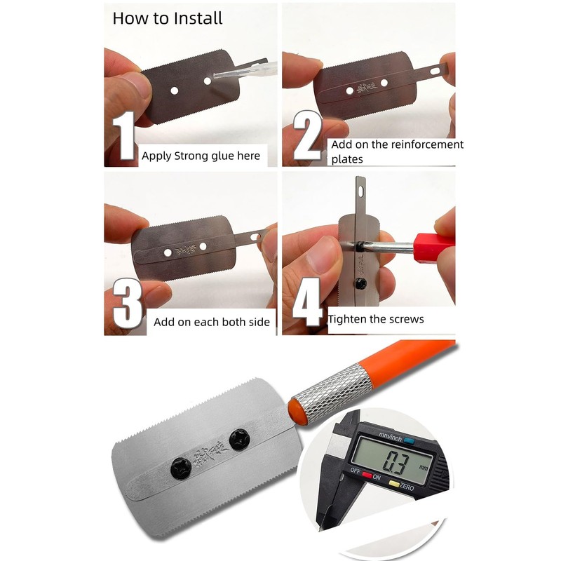 2 handles and 4 blades Irregular Shape Handsaws Mini Hand