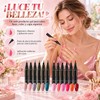 6 Piezas Pen Esmalte de Esmalte de Uñas, Rotuladores de