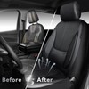 CAR PASS Nappa Leather Car Seat Covers, Water Resistant 3D