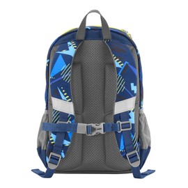 KIGA Maxi Backpack Set with Separate Inner Compartment, Ergonomic Mini Backpack with Height-Adjustable Chest Strap, for Nursery, Nursery and Leisure, from 3 Years, 10 L, Bobby excavator - blue-yellow