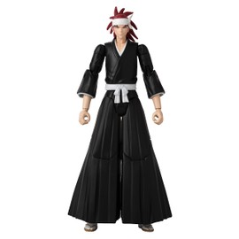 Anime Heroes Bleach Figures Abarai Renji Action Figure Articulated Anime Figure With Swappable Arms And Faces Bandai Bleach Action Figures, 17 cm
