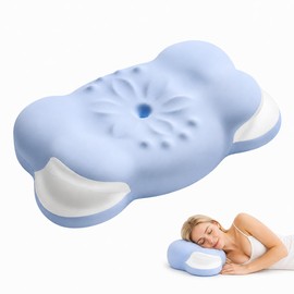 Memory Foam Cervical Pillow with Ear Relief Zone for Side Sleepers