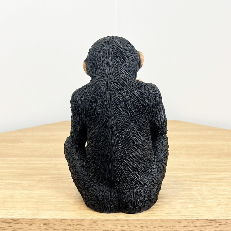 Alfie Francis 17.5cm Tall Cheeky Tea Drinking Monkey Ornament Figurine