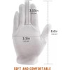 BWEISSTH White Cotton Gloves 28 Pcs(14 Pairs) Dry Hand Moisturizing