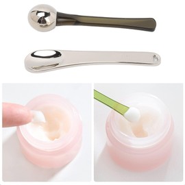 Augenroller-Kugel-Massagestab, Sanfter Serum-Applikator aus Zinklegierung für die Hautpflege, Augencreme-Applikator-Schaufel
