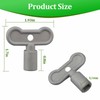LanKstet 5/16 80132 Sillcock Water Key,Water Spigot knob Keys,Outdoor Faucet