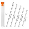 WONVOC Long Sewing Needles, 5 Sizes - 3.5/3.9/4.9/5.9/6.9'', Stitching Needles,