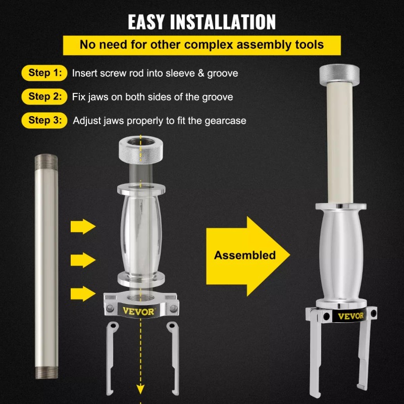 Vevor Extractor Del Soporte Del Rodamiento Superior