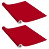 CHARMMA Furniture Film Red PVC 196.9 x 35.4 in Adjustable