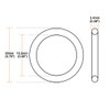 sourcing map Pack of 50 Rubber O Rings 20 mm