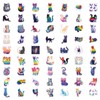 TELAIN Pack of 110 Cute Cat Stickers - Kawaii Decoration
