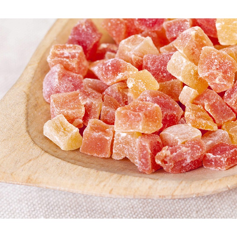Anna and Sarah Dried Diced Papaya Low Sugar in Resealable