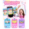Eltrynic Kids Smart Toy Phone Girls Toy, Toddler Touchscreen Game