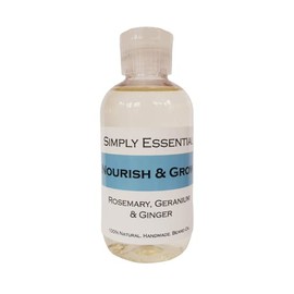 Simply Essential Nourish & Grow Beard Oil with Rosemary, Geranium & Ginger 100ml