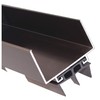 Pemko Wrap-Around Door Shoe with Vinyl Insert, Aluminum with Anodized