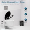 SANILO Wooden Toilet Seat with Soft Close [ROUND] - Decorative,