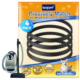 KEEPOW Replacement Clutch Belts for Miele Dirt Devil Vacuum Replace Parts 54-3301-06 Compatible with SEB213,SEB217,STB205 Models Premium Electrobrush