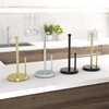 Gatco 1447B Kitchen Paper Towel Stand, Brushed Brass | Countertop