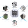 Shampoo Conditioner Dispenser, Soap Dispenser Wall Mounting, No Drilling, Shower