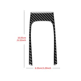 AIRSPEED for 2019-2024 Toyota Corolla 2021-2024 Corolla Cross Gear Shift Inner Frame Cover Center Console Carbon Fiber Interior Trim Accessories, Black