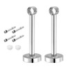 sourcing map 4 Set 7.87inch Ceiling Mount Bracket Fit 1.02inch