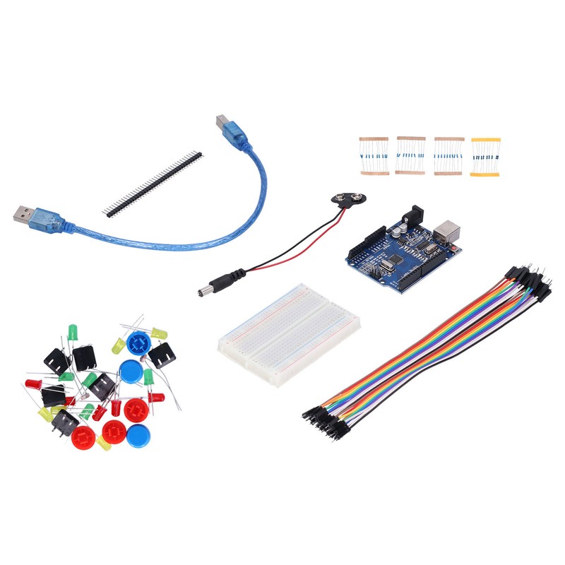 Development Board Starter Kit for R3 Mini Breadboard LED Jumper