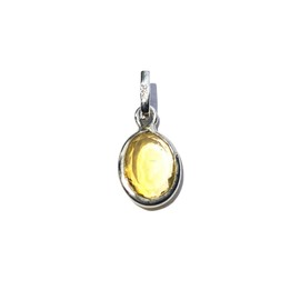 Citrine Sterling Silver Gemstone Pendant Crystal Healing Fashion Gift Energy Handcrafted Accessory Wellness