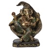Pacific Giftware Ganesha Figure on Throne Buddha Statue Decoration Deity