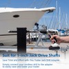 Moalaok Trailer Jack Drill Adapter Compatible with 1 Inch Jack