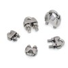 10 Pcs Stainless Steel Wire Rope Cable Clip Clamp 6mm