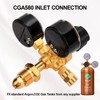 Tutor Auto Argon CO2 Regulator Gauge Welding Gas Regulator, CGA580