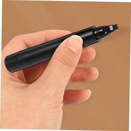 Baluue 1set Beard Grooming Tool Four Fork Tip Brush and Filler Pen for Precise Beard Styling Clean Natural Look for Men