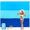 WIWIGO - Manta de playa impermeable a prueba de arena,