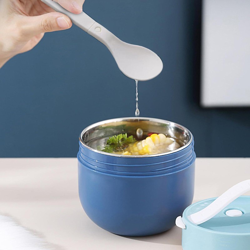 Hot Soup Containers with Lids,Portable Food Bowl | Leakproof Thermal