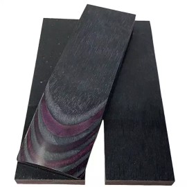 Maker Material Supply DymaLux "PURPLE HAZE"- Laminated Wood Knife Handle Scales- 1/4" x 1.5" x 5"