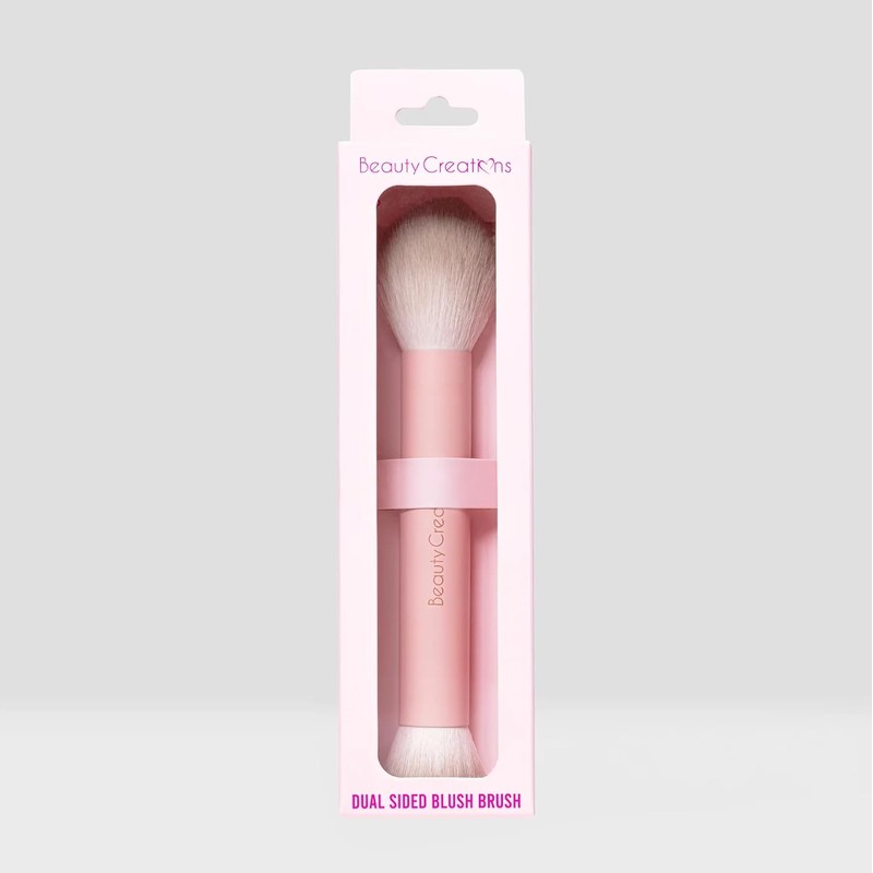 Beauty Creations - Brocha Doble para Rubor Líquido - Cerdas