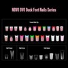 Duck Feet Nail Tips Short Round Extra Thick, Baby Pink