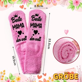 QZOSZ Gift Birthday Woman Socks, Best Mum Grandma Gift Cuddly Socks Socks with Saying Small Gifts for Women, Mother's Day Gift, Birthday Gift for Mum Grandma, Mommy
