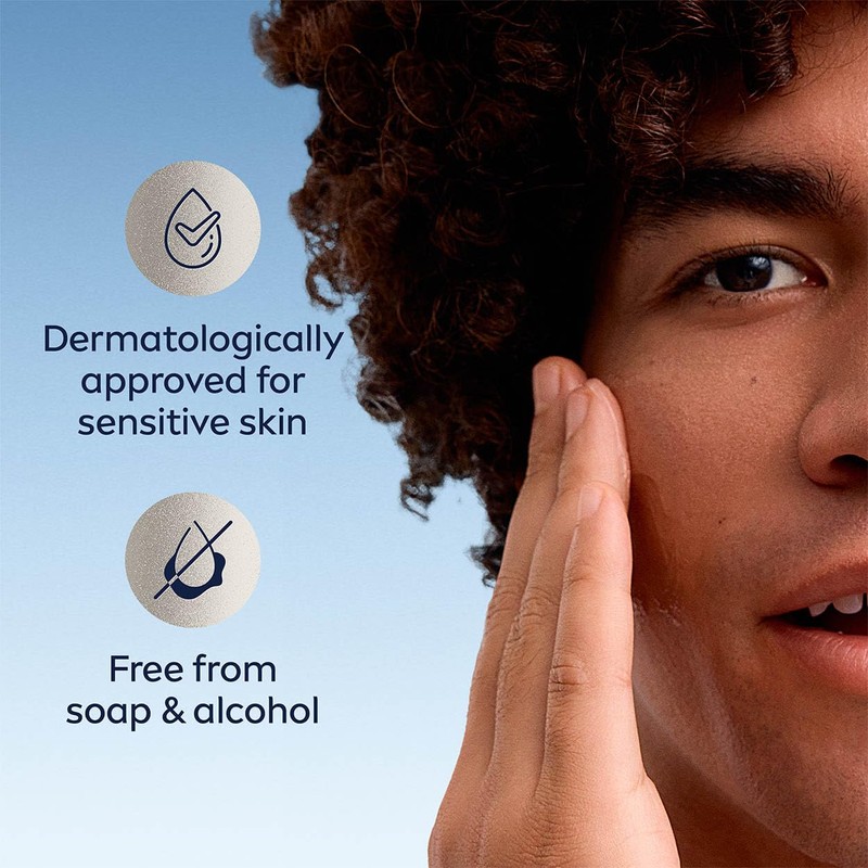 NIVEA MEN Sensitive Face Wash with Zero Percent Alcohol (100