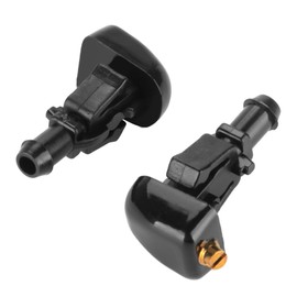 Front Windshield Washer Nozzles Wiper Spray Nozzle - Compatible for Nissan Armada Platinum, SL, SV 2011-2015 [5.6L V8 - Flex, 5.6L V8 - Gas] - Replace Part 28931-7S000 - Set of 2
