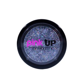 PINK UP  Glitter Compacto Para Ojos  Alta adherencia  Textura extra suave  Finos Brillos Para Usarlo en Ojos Labios y Cuerpo  12 Tonos Vibrantes...   
