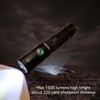 Nitefox Rechargeable LED Flashlight Bright Pocket Flashlight 1500LM Handheld Flashlight
